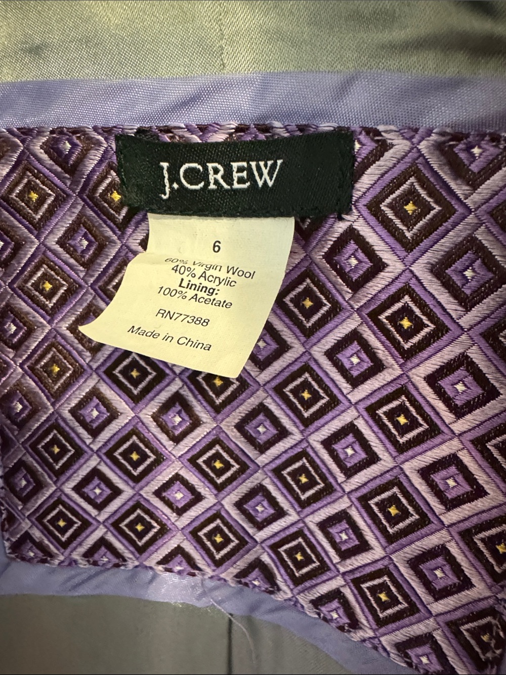 J. Crew Charcoal Textured Short Pea Coat - Picture 2 of 7